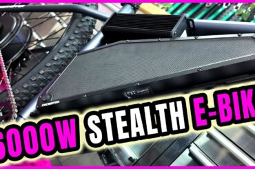 How To Build a 6000 Watt Stealth E-Bike (This Thing Is A Monster)