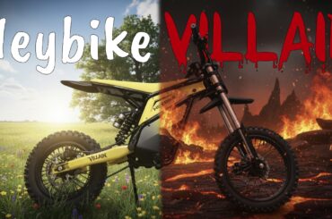 HeyBike's Newest Two-Faced Electric Dirt Bike: The Villain