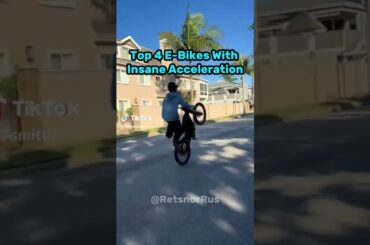 top e-bikes witch the best acceleration speeds