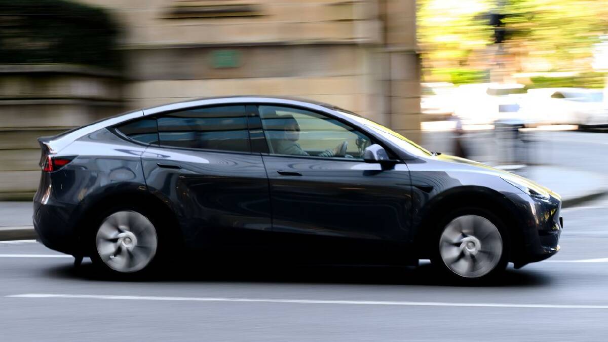 US car maker Tesla is losing the EV sales battle with Chinese brands. (Steven Markham/AAP PHOTOS)