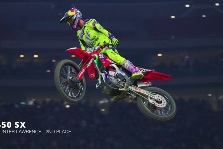 Hunter Lawrence claims career-first 450 Triple Crown race win | Houston Supercross 2026