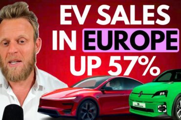 Electric Car Sales Skyrocket 57% in Europe - Tesla Dominates in Final Month