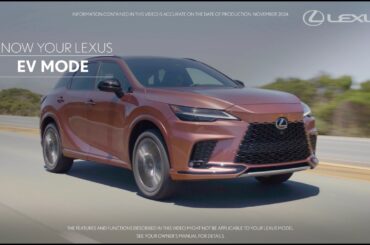 Know Your Lexus | EV Mode
