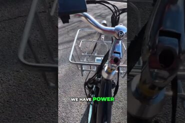 Sparkling Blue E-Bike Ride: Comfort, Power, and Pedal Assist! #shorts