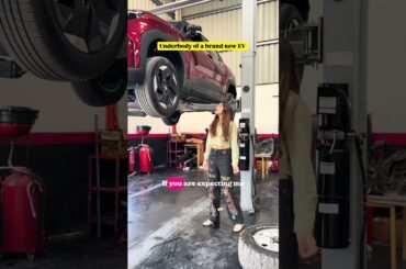 Underbody of an Electric Vehicle - Toyota Urban Cruiser Ebella #cars #toyota #cargirlsindia