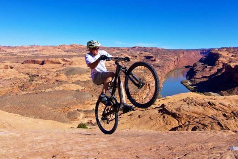 Moab Bans E-Bikes on Mountain Bike Trails