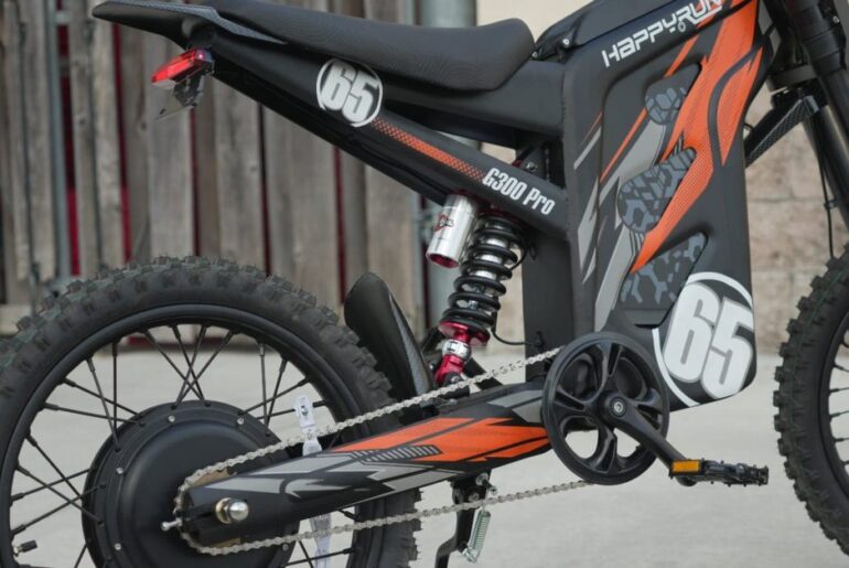 An electric motorcycle with pedals?!