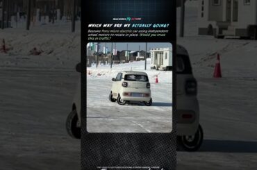 How This Tiny EV Turns on the Spot? #electriccar