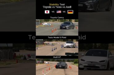 Stability Test : Tesla vs Toyota vs Audi !!!