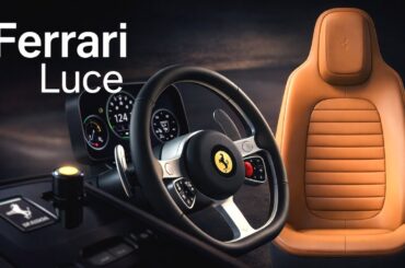 Ferrari Luce Reveals a Radical New Interior for Its First Electric Sports Car