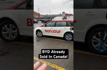 BYD In Canada! #ev #cars #automotive #canada #chinesecars #byd