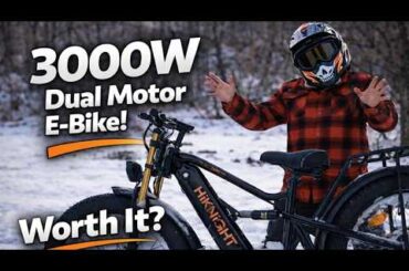 Dual Motor E-Bike in the Snow! HiKnight H6 Pro FULL Review