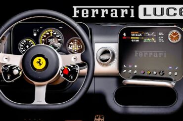 NEW Electric FERRARI LUCE - Interior Reveal