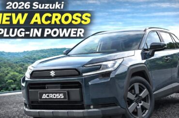 New 2026 Suzuki Across Brings RAV4 Plug In Hybrid Tech