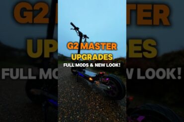 G2 Master Scooter Upgrades Tires, Lights & Deck Mods #escooter #scooter #kukirin #g2master