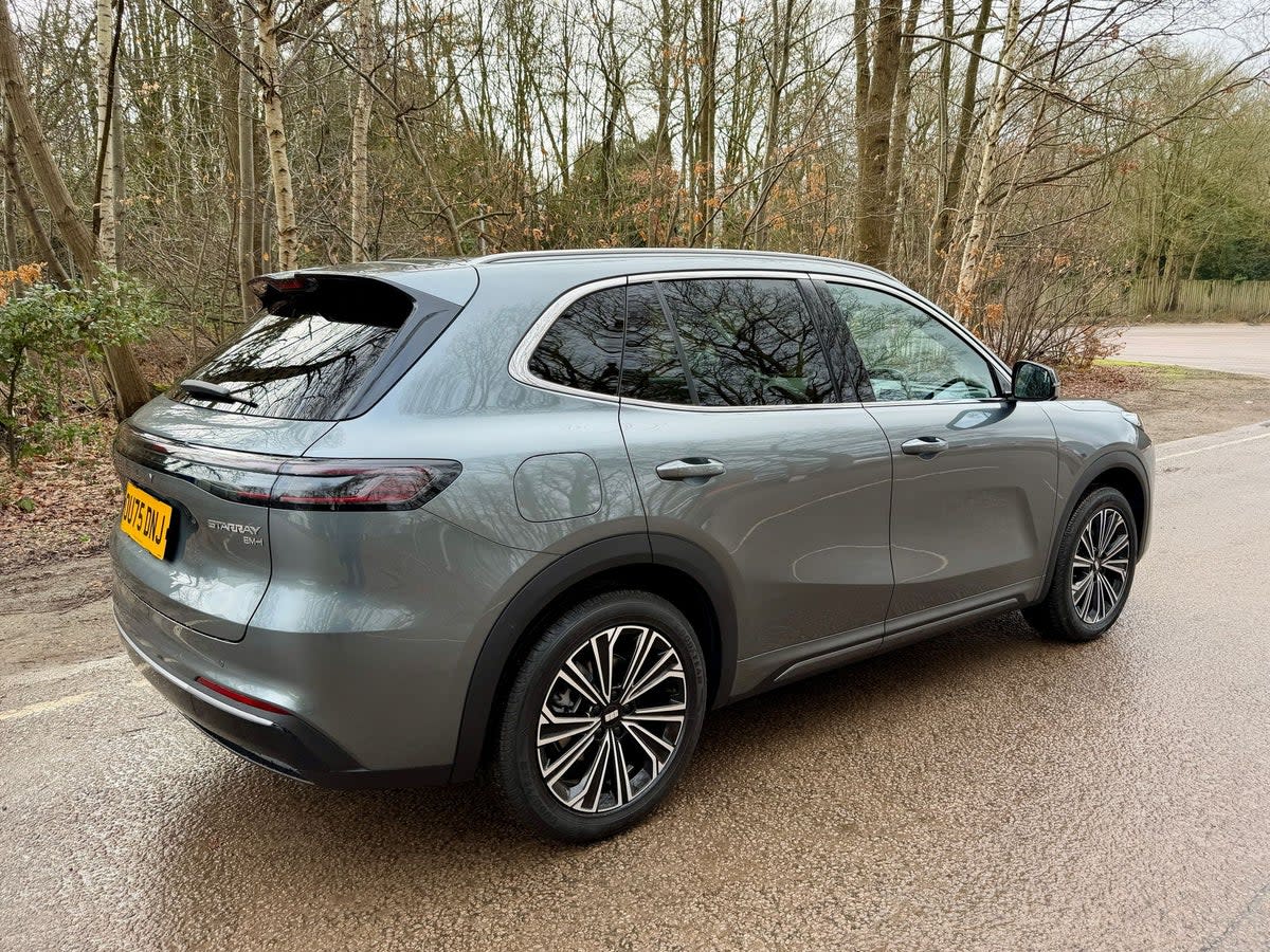 The Geely Starray DM-I is relatively compact, but offers huge interior space (Steve Fowler)