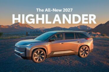 NEW 2027 Toyota Highlander EV Reveal