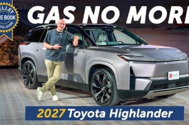 The 2027 Toyota Highlander Goes Electric! | First Look