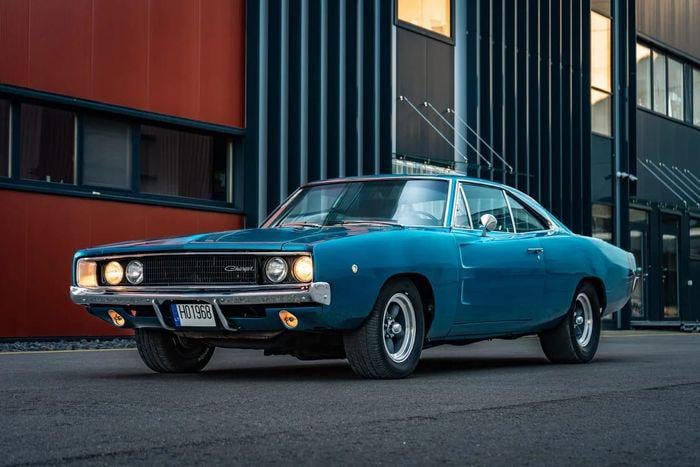 1968 Dodge Charger, Deep Sea Blue