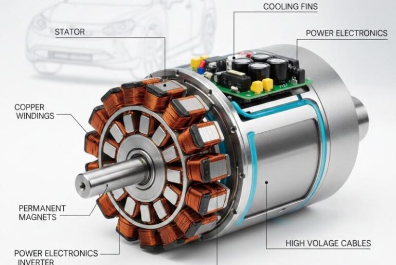 automotive electric motors for EV market