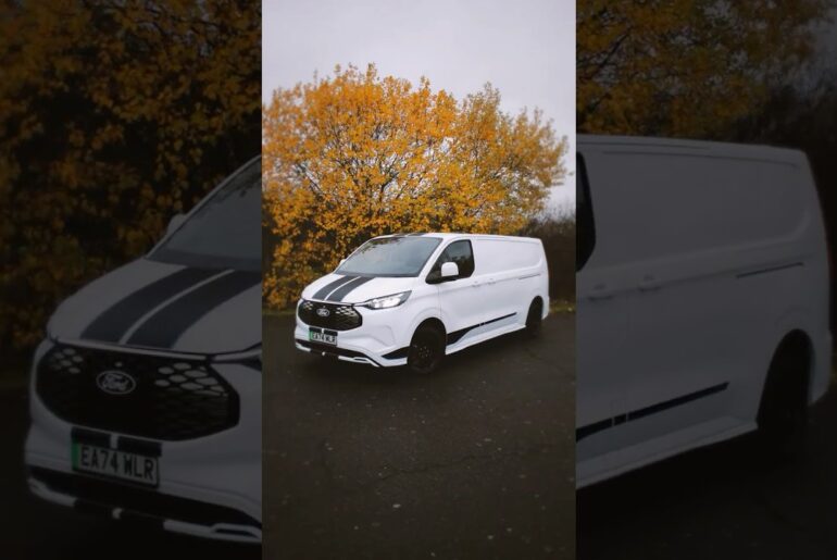 Ford E-Transit Custom 10-second Tour #Shorts