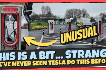 There's Something Strange With These "New" EV Chargers At This Motorway Services!