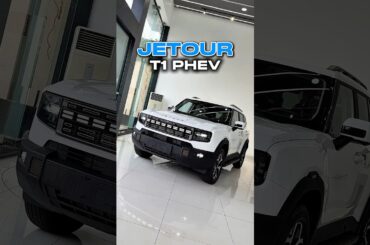 New 2026 Jetour T1 PHEV luxury performance plug in hybrid