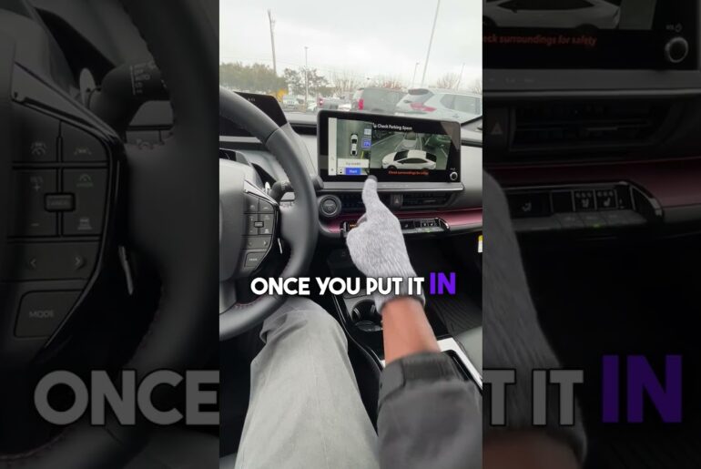 2026 Toyota Prius Premium Plug in Hybrid Self Park Assist Demo