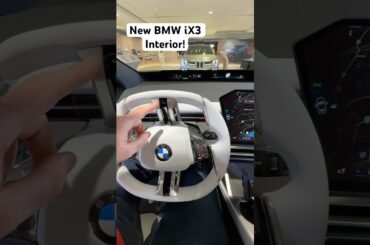 New BMW iX3 Interior! #bmw #ix3 #neueklasse #electriccar #cars