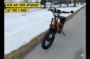 How to Install an Air Fork on a Fat Tire E-Bike | Philodo Falcon