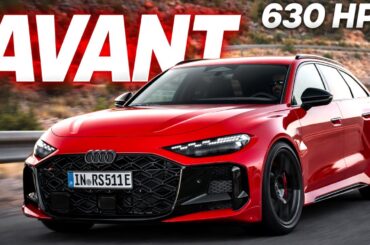 2026 Audi RS5 Avant 630 HP Hybrid Wagon Shocks the Industry