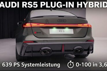 2026 Audi RS5 Limousine: heftiger 639 PS Plug-in-Hybrid