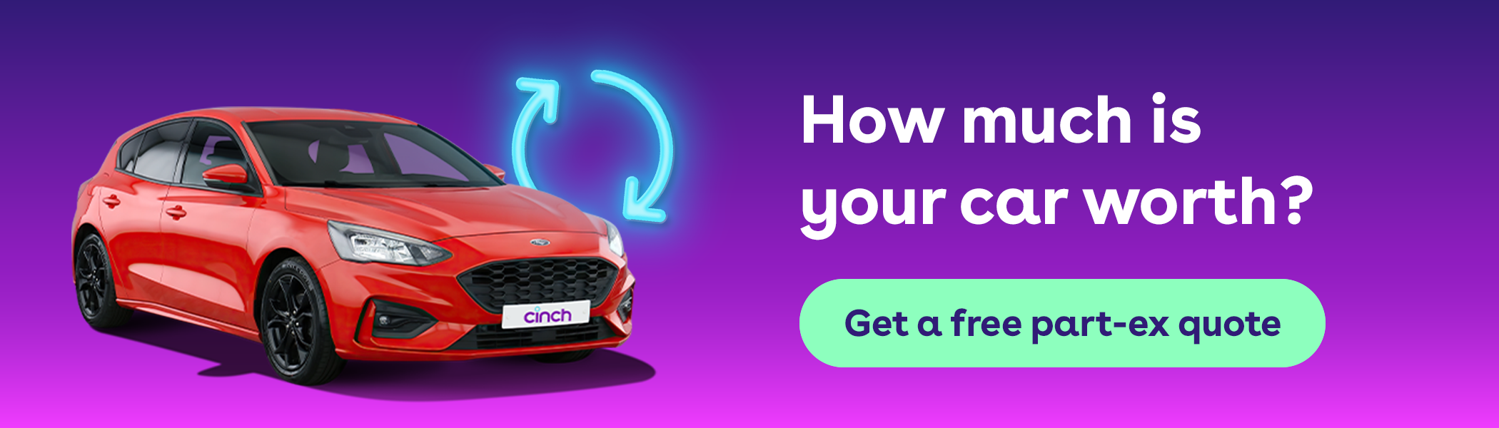 How much is your car worth? Get a free part-ex quote