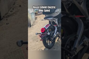 Royal Enfield electric bike spied