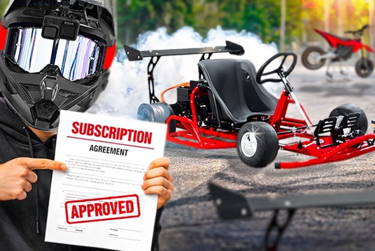 This Drift Kart is $10 Per Day