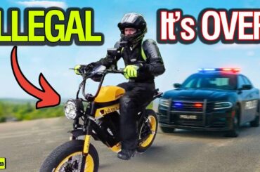 FAST E-Bikes Are ILLEGAL & BANNED Now! (Police Will Impound Electric Bikes)
