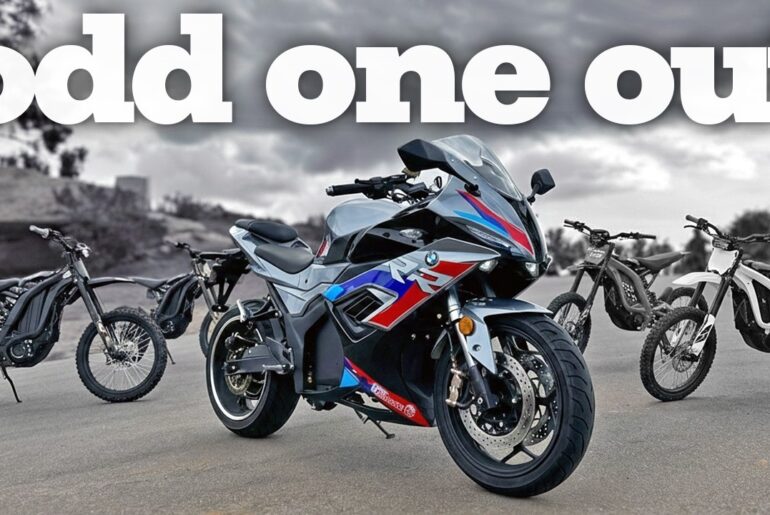 I Brought a REAL Motorcycle to a Surron Ride...