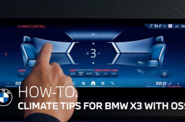 Climate Control Tips for the BMW X3 OS 9 | BMW How-To