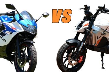 Is it better to commute with a small petrol bike or should you go for the electric option?