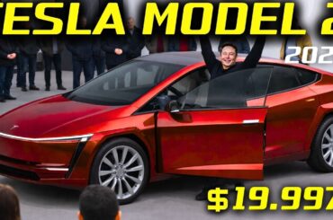 Tesla Model 2 2026 Release Date! Senior Edition $20K leak + fewer parts, modular repairs!