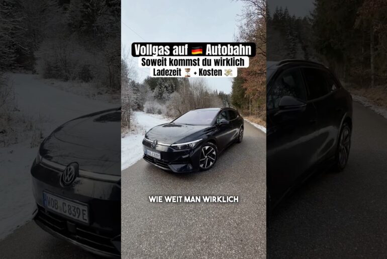 Elektro Auto: Vollgas Test auf Deutscherautobahn: Kosten, Reichweite, Ladezeit