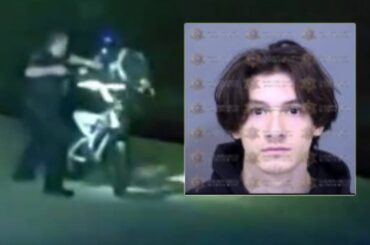 Gilbert police dashcam video shows arrest of e-bike robbery suspect