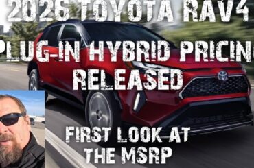 2026 Toyota Rav4 Plug-in Hybrid official pricing released