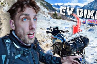 I RUINED my Electric Motorcycle riding in Winter! (battery useless in cold weather)