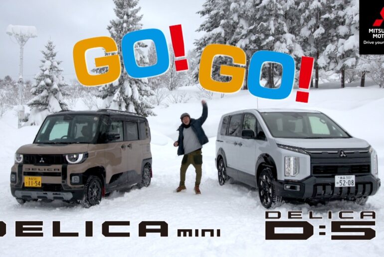 デリカD:5/デリカミニ 雪上走行　-酸ヶ湯温泉-