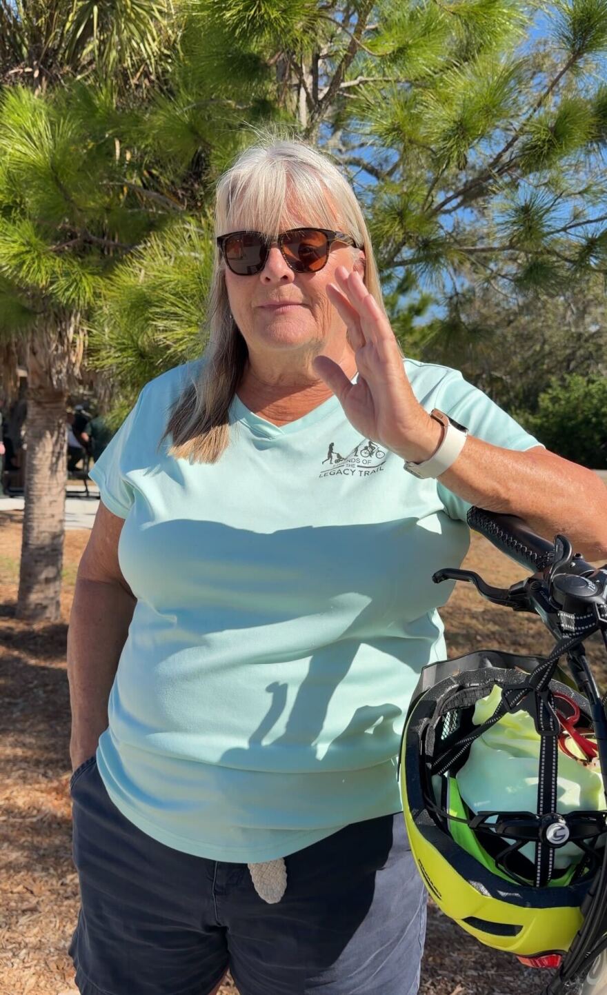 Rita Miotti is the president of Friends of the Legacy Trail. She wants to see more regulations, but not so many that they deter people from riding.