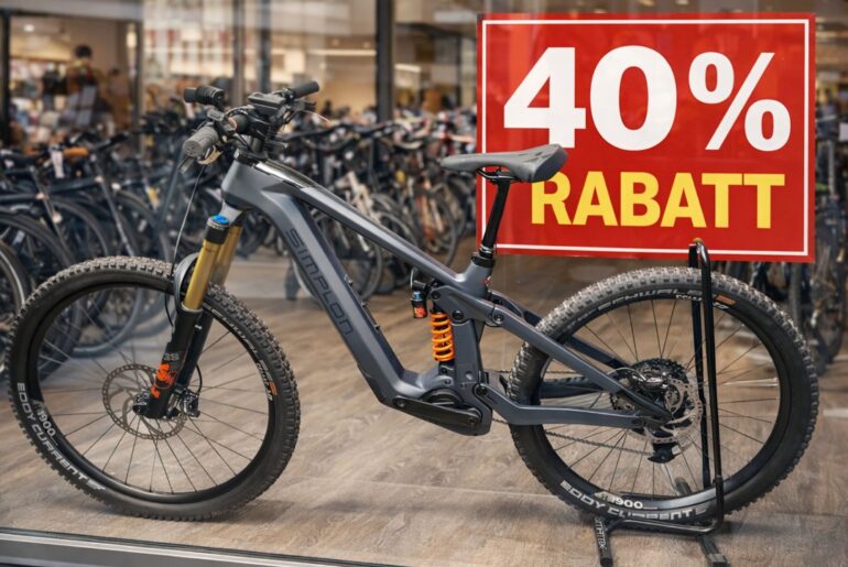 40 % Rabatt auf Carbon E-Bikes? Dieses Simplon Rapcon PMax CX II XT Fully wird 2026 zum Mega-Deal