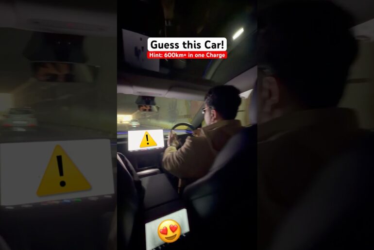 Guess this Electric Car with 600 km Range in one charge #manishbhardwaj #electriccarreview #shorts