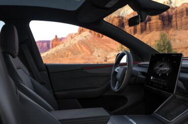 The dark headliner in the Model Y is coming to the Model 3.