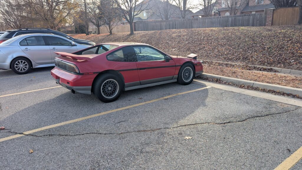 Just a regular Fiero GT spotted in a regular ole Walmart parking lot.